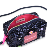 Bolsa Tiracolo/ Estojo com Lantejoulas - Blue Indigo - Billieblush