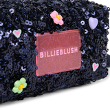 Bolsa Tiracolo/ Estojo com Lantejoulas - Blue Indigo - Billieblush