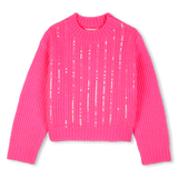 Suéter com Lantejoulas - Storm Pink - Billieblush