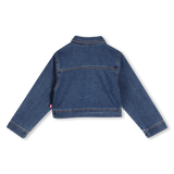 Camisa de Denim com Aplicações - Stone Pousse - Billieblush