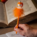 (Pré-Venda) - Caneta de Gel Luminosa - Writing is Magic - Pumpkin Bunny - Halloween - Legami