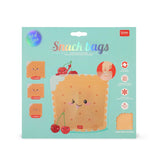 Conj. 3 Sacos Reutilizavéis para Snacks - Cookie