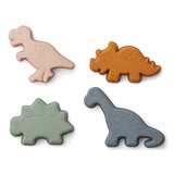 Conj. de 4 Moldes em Silicone Gill - Dinos - Liewood