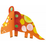 Colorear con Acuarela y Origami - Dinos