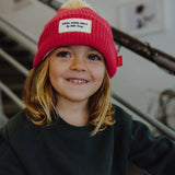 Gorro Color Block - Framboise - Hello Hossy