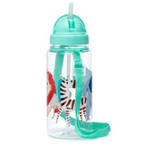 Garrafa Infantil com Palhinha 450 ml - Zooniverse