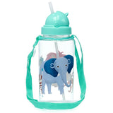 Garrafa Infantil com Palhinha 450 ml - Zooniverse