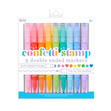 Marcadores Confetti Stamp - Ooly