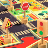 Puzzle The City - A Cidade para Brincar com Carrinhos - Djeco