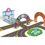 Puzzl'Up - Puzzle Gigante da Cidade - Crazy Motors - Djeco