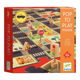 Puzzle The City - A Cidade para Brincar com Carrinhos - Djeco