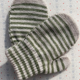 Conj. de 2 Pares de Luvas Filla - Lemon/Stripe - Konges Slojd