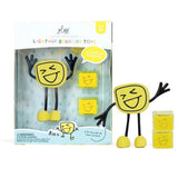 GloPals Set de Personagem + 2 Cubos de Luz Sensoriais Alex - Amarelo