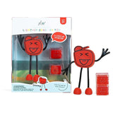 GloPals Set de Personagem + 2 Cubos de Luz Sensoriais Sammy - Vermelho