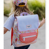 Mochila Escola Retro Flowers (+6 anos) – Hello Hossy