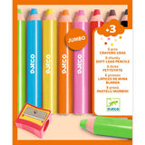 8 Lápis de Cor Jumbo - Djeco