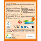 8 Lápis de Cor Jumbo - Djeco
