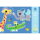 Puzzle Duo - Animais Articulados - Djeco