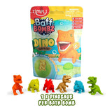 Bomba de Banho Baff Bombz Surprise - Figuras de Dinossauros Colecionáveis