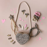 Mala Tiracolo Leopardo Love Heart - Rockahula