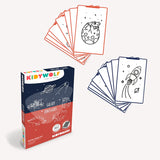 Recarga para Bloco de Desenho Kidydraw - Galáxia/Dinossauros