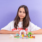 Mini Waffle - Farmer Lady's Vet Cottage - 100 Peças - Marioinex