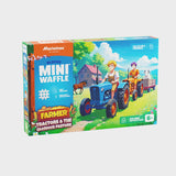 Mini Waffle - Farmer Tractors - 100 Peças - Marioinex