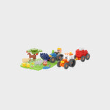 Mini Waffle - Farmer Tractors - 100 Peças - Marioinex