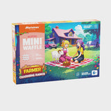 Mini Waffle - Farmer Charming Ranch - 112 Peças - Marioinex