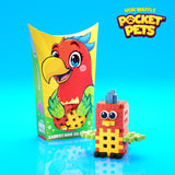 Mini Waffle Pocket Pet - Papagaio - 25 Peças