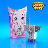 Mini Waffle Pocket Pet - Elefante - 25 Peças