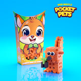 Mini Waffle Pocket Pet - Esquilo - 25 Peças