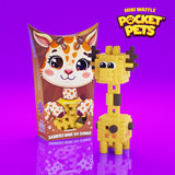 Mini Waffle Pocket Pet - Girafa - 25 Peças