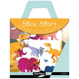 Autocolantes Reutilizáveis Sticky Story - Dinosaurs