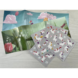 Autocolantes Reutilizáveis Sticky Story - Unicorns