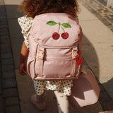 Mochila Escolar Clover - Mahogany Rose - Konges Slojd