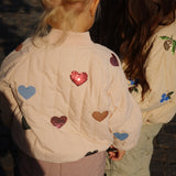 Casaco Bomber Juno Sequin - Cameo Rose - Konges Slojd