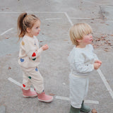 Sweat Lou Terry - Multi Heart - Konges Slojd