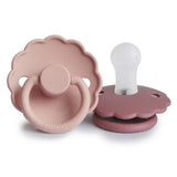 Pack de 2 Chupetas Daisy em Silicone - Blush/Dusty Rose  - FRIGG