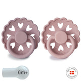 Pack de 2 Chupetas Fairytale em Silicone - L. Mermaid/Thumbelina - FRIGG