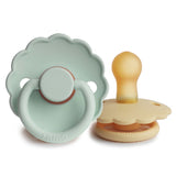 Pack de 2 Chupetes de Látex Daisy - Seafoam/Narciso - FRIGG