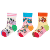 Conj. de 3 Pares de Meias - Cats - Hello Hossy