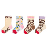Conj. de 4 Pares de Meias - Leopard - Hello Hossy