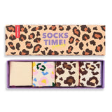 Conj. de 4 Pares de Meias - Leopard - Hello Hossy