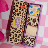 Conj. de 4 Pares de Meias - Leopard - Hello Hossy