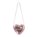 Bolsa de Ombro com Lantejoulas - Heart - Konges Slojd