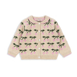 Cardigan com Mistura de Lã Belou - Cherry - Konges Slojd