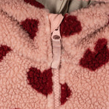 Casaco Jody Teddy Hoodie - Coeur Mellow - Konges Slojd