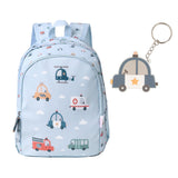 Mochila Escolar Média com Porta Chave - City Cars
