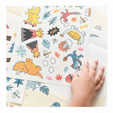 Poster com Autocolantes - Creative Dinosaurs +3A - Poppik